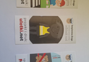 Materiały edukacyjne - ulotki.